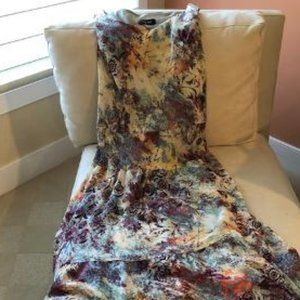 PRINTED CHIFFON COCKTAIL DRESS